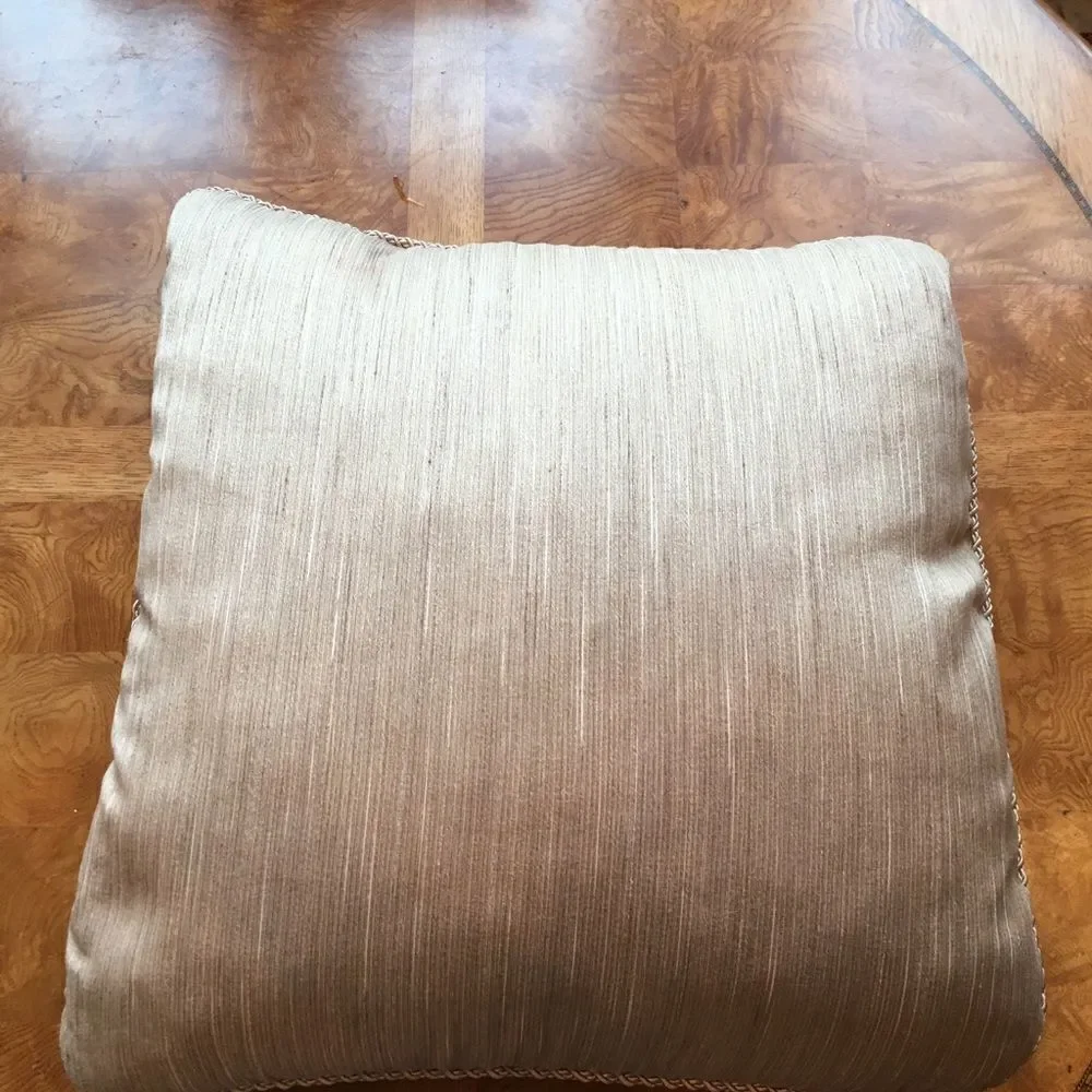 CUSTOM 20” Taupe Pillow